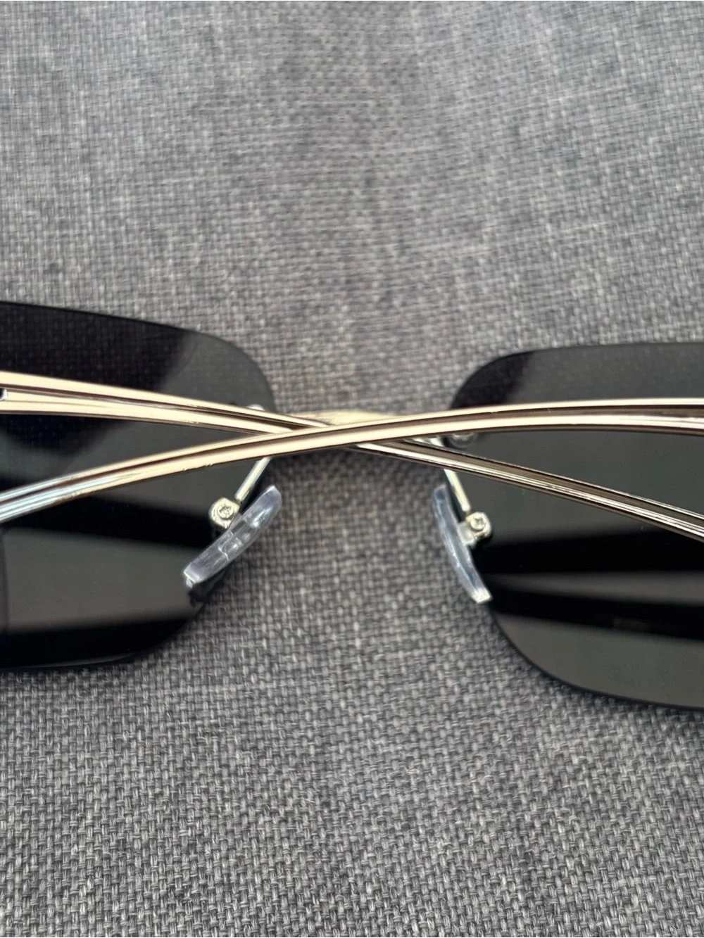 Women’s Black Lens Sunglasses with Gold Accents
